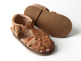 'Maple' Woven Sandal | Hard Soled | Waxed Leather