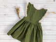 Olive Pinafore Dress