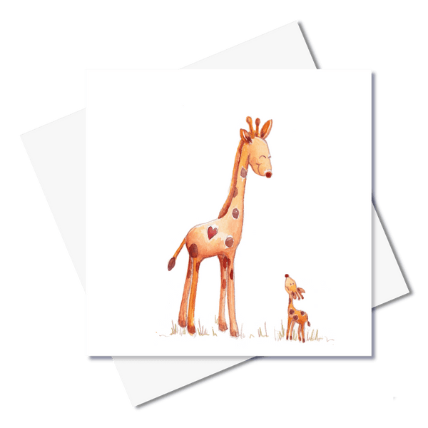 'Giraffe' | Greeting Card