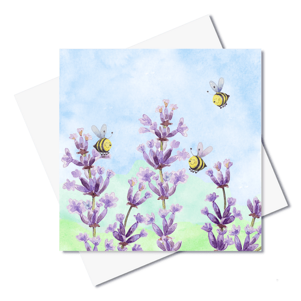 'Lavender' | Greeting Card