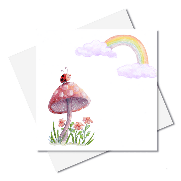 'Under the Rainbow' | Greeting Card